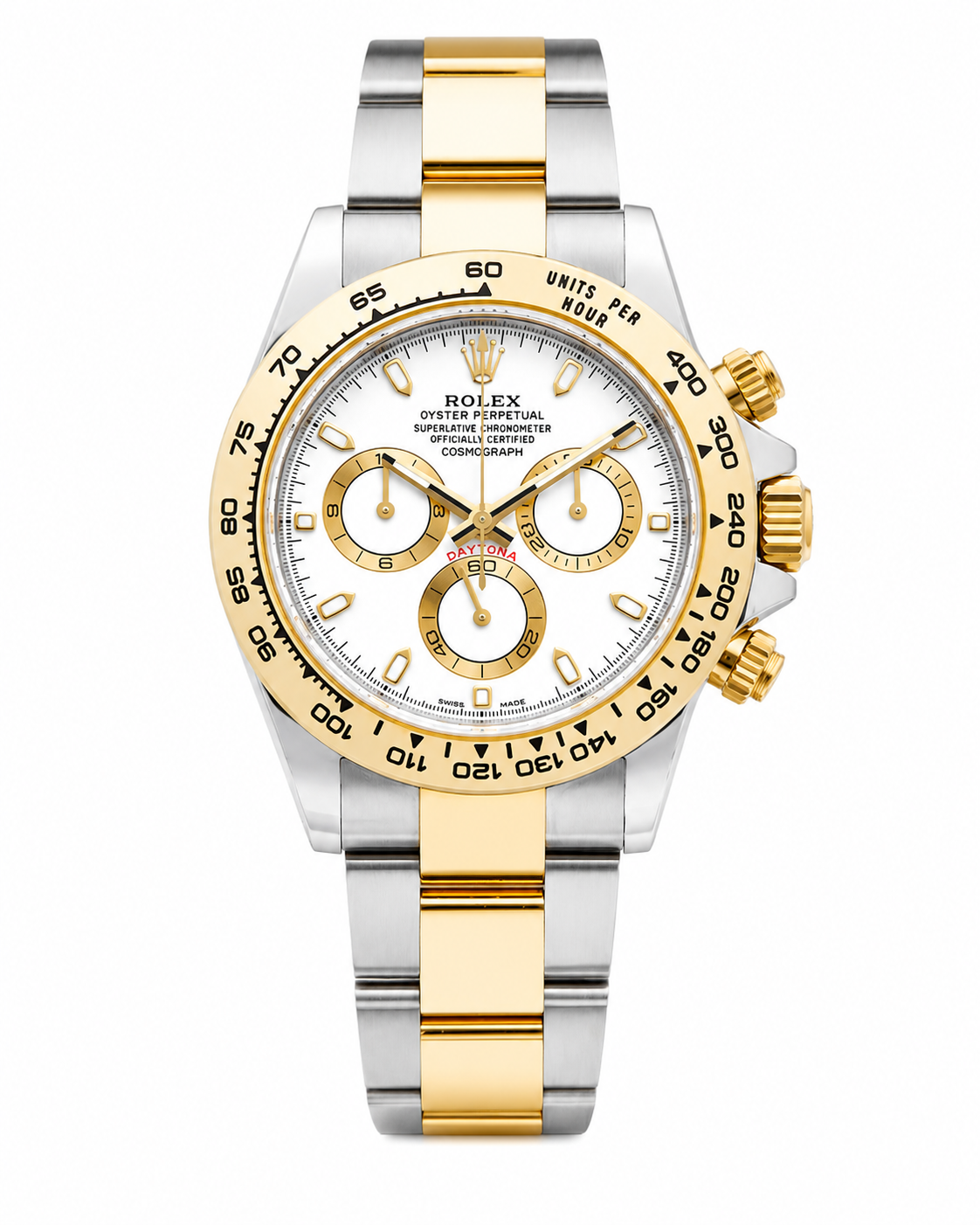 Rolex Daytona Two Tone White Dial