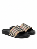 Burberry Plaid Slide Green
