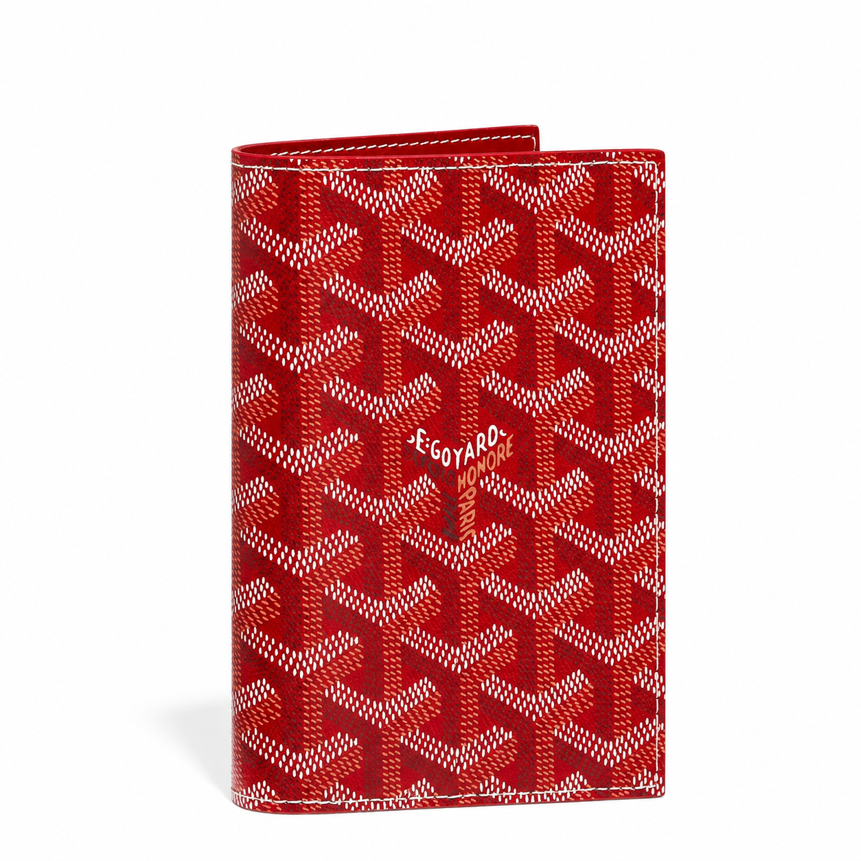 Goyard Passport Holder red