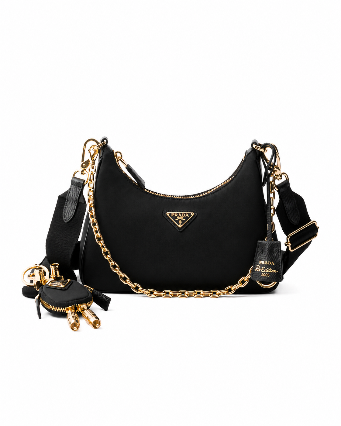 Prada Re-Edition Nylon Bag Black