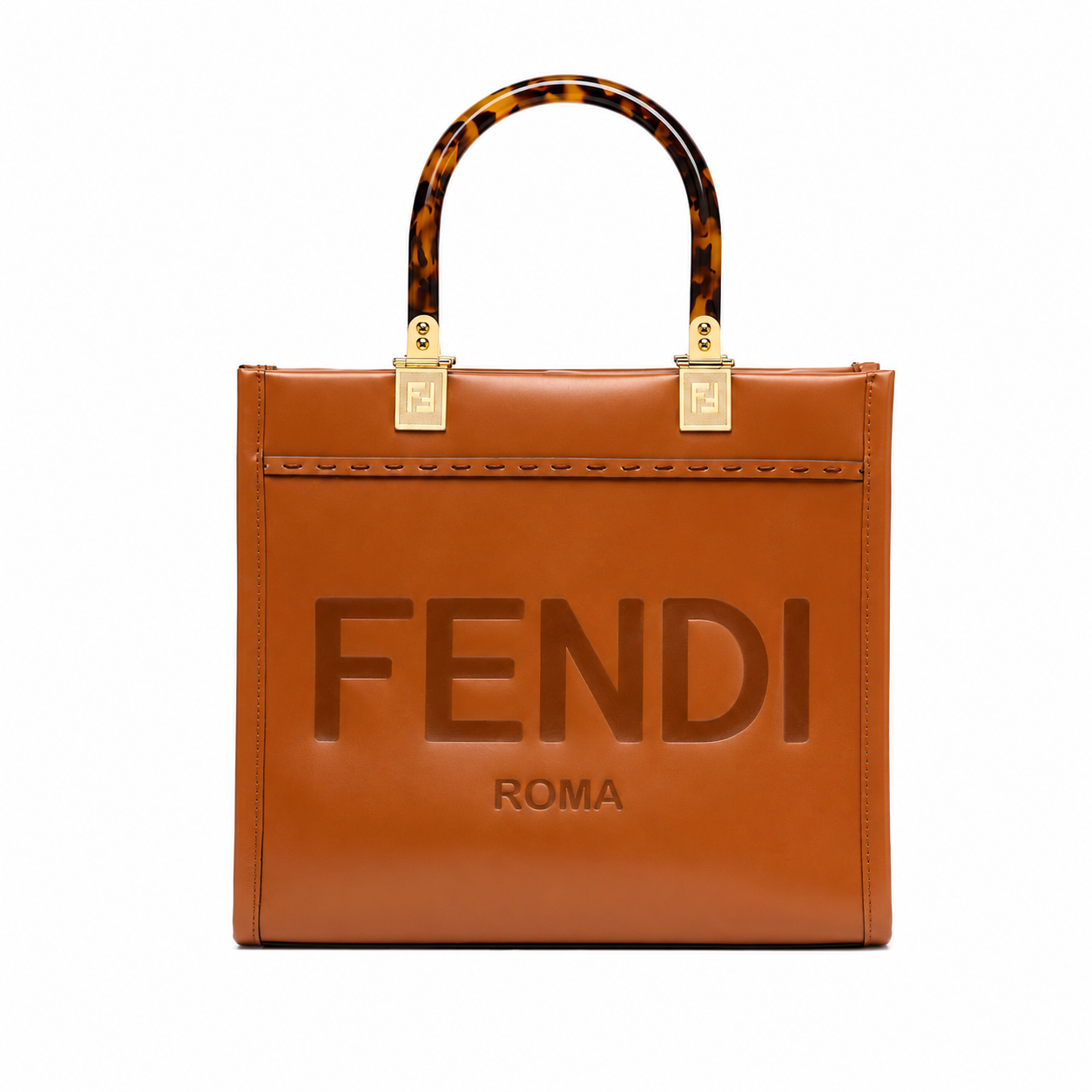 Fendi Sunshine Tote Bag Brown