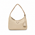 Prada Re-Edition Nylon Bag beige