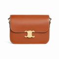 Celine Triomphe Shoulder Bag Tan