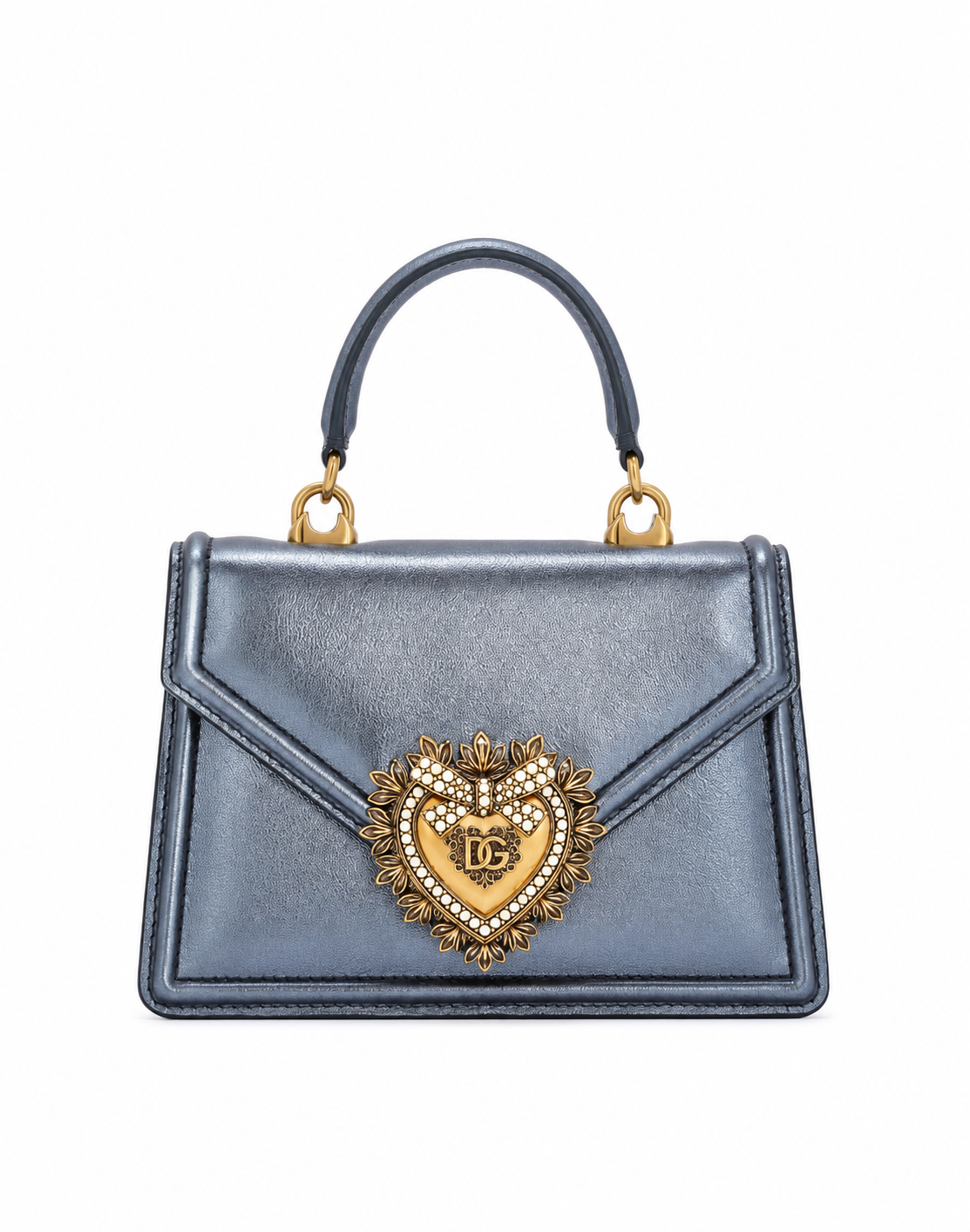 Dolce & Gabbana Devotion Top Handle Bag Blue
