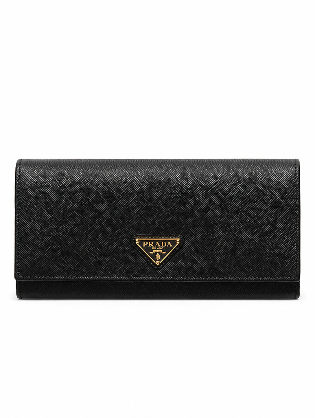 Prada Saffiano Wallet Black