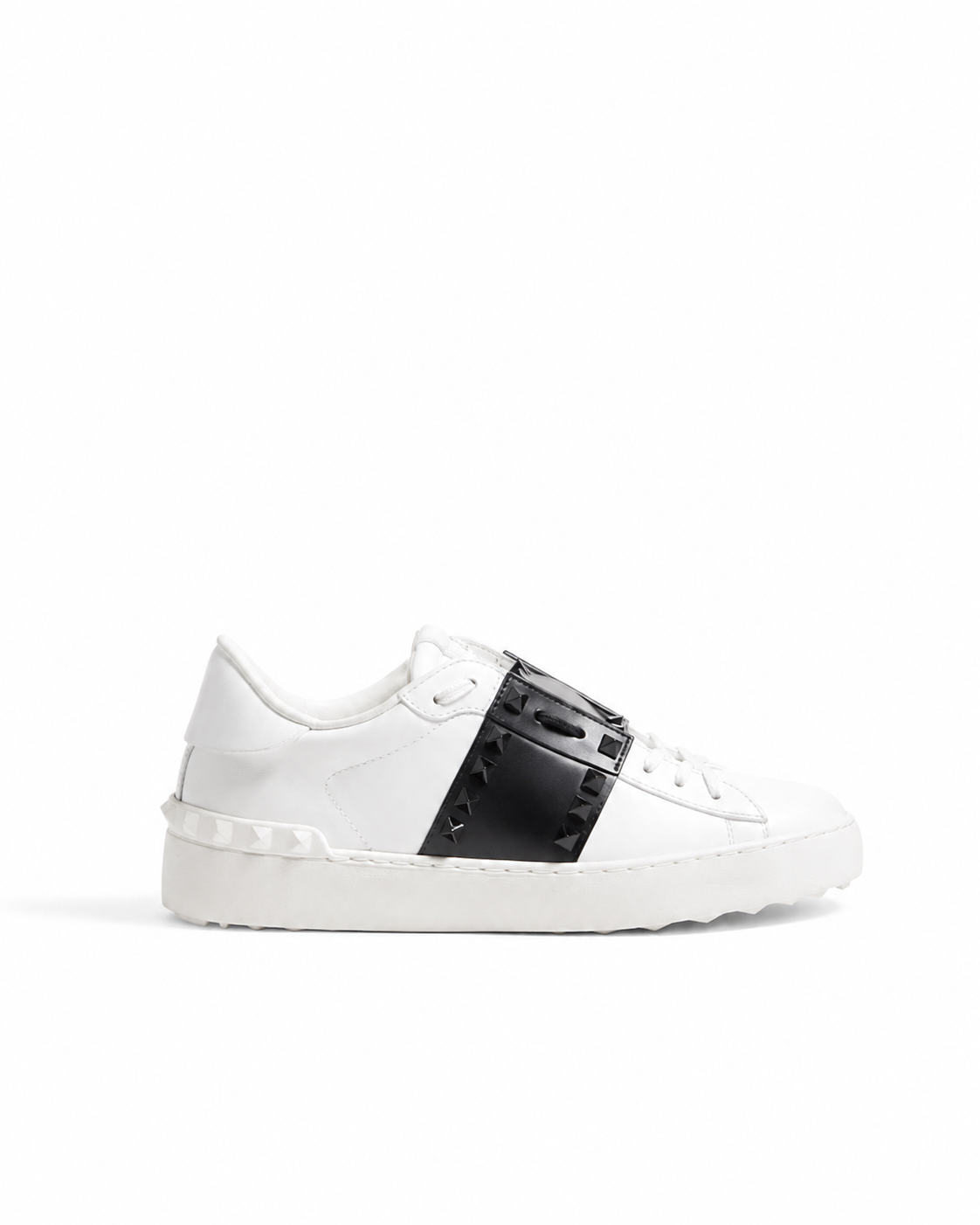 Valentino Women Rockstud Sneaker White Black
