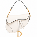 Dior Saddle Bag Cream Leather