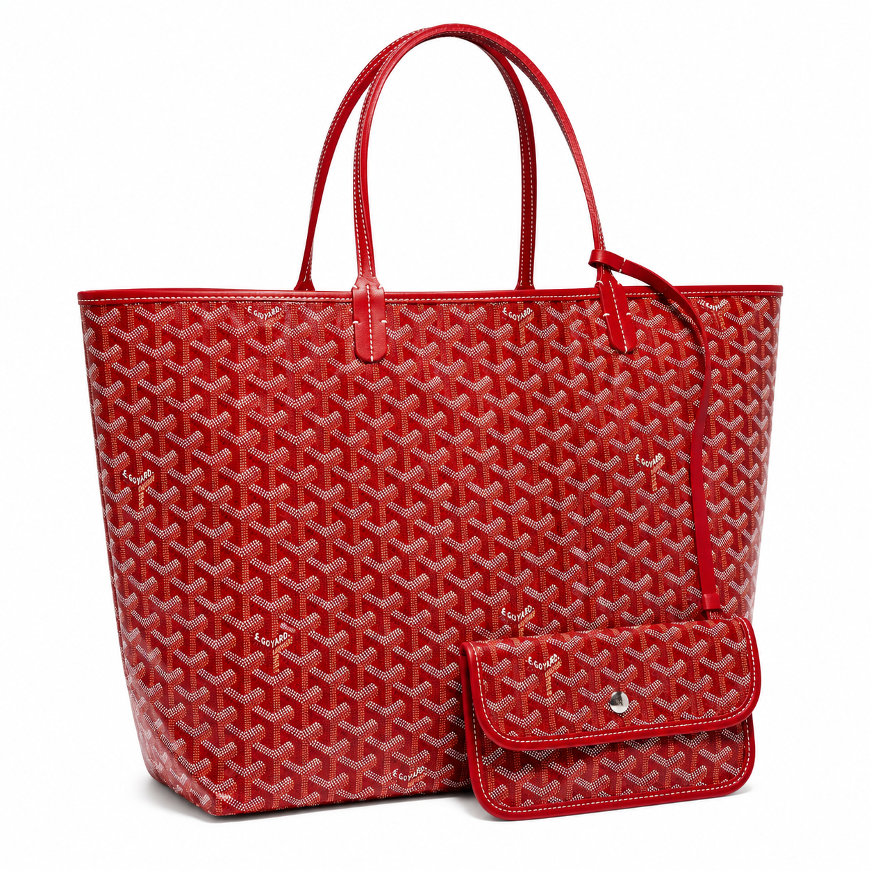 Goyard Saint Louis Tote red