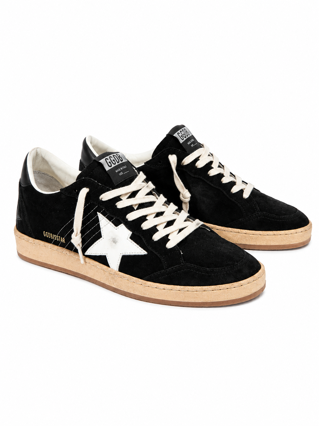 Golden Goose Ball Star Black