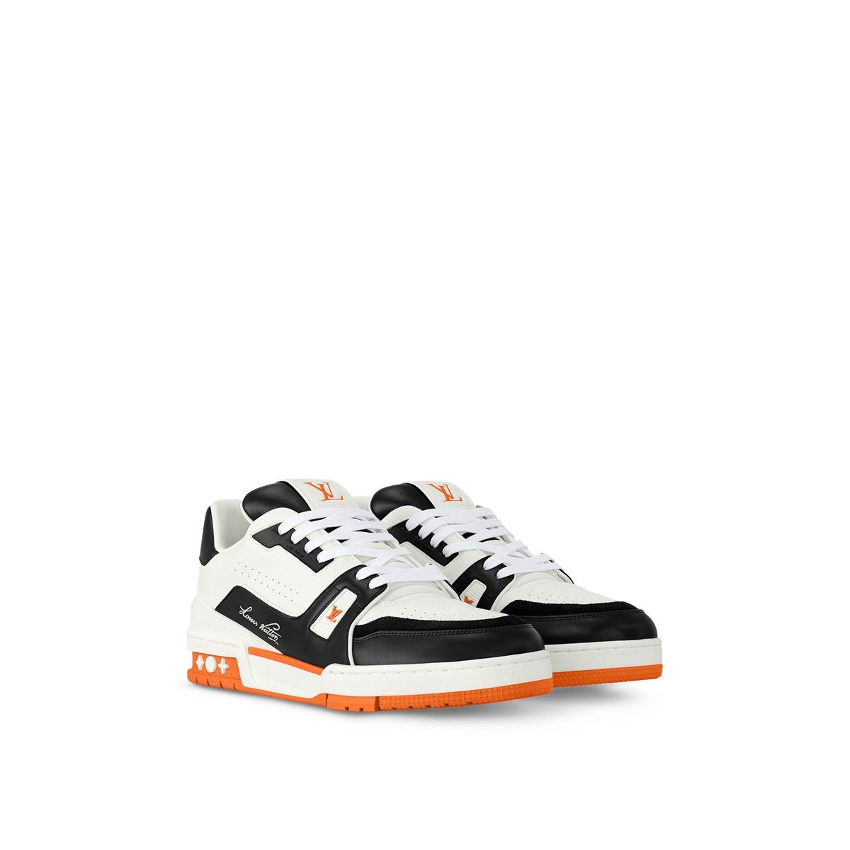 Louis Vuitton Trainer Orange White