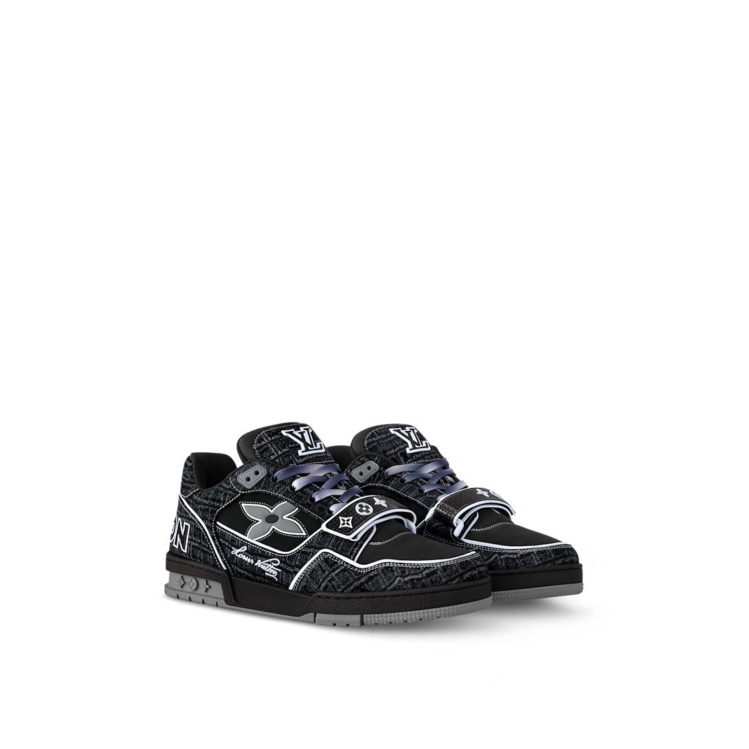 Louis Vuitton Trainer Black Denim