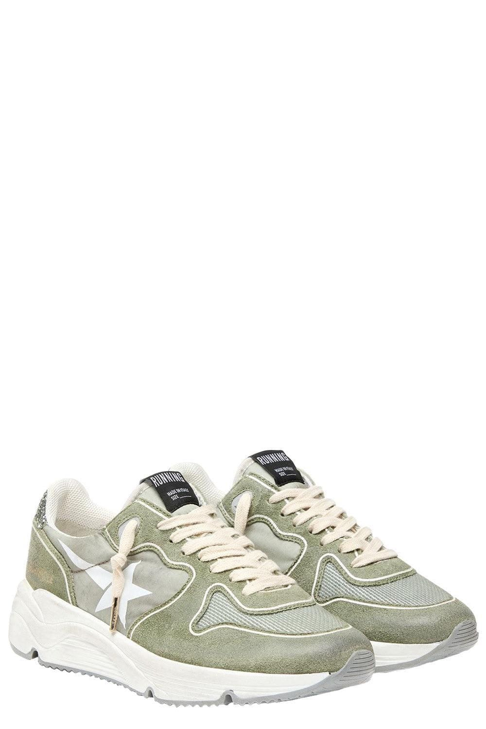 Golden Goose Running Sole Green