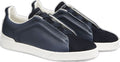 Zegna Triple Stitch Sneakers blue Oscar