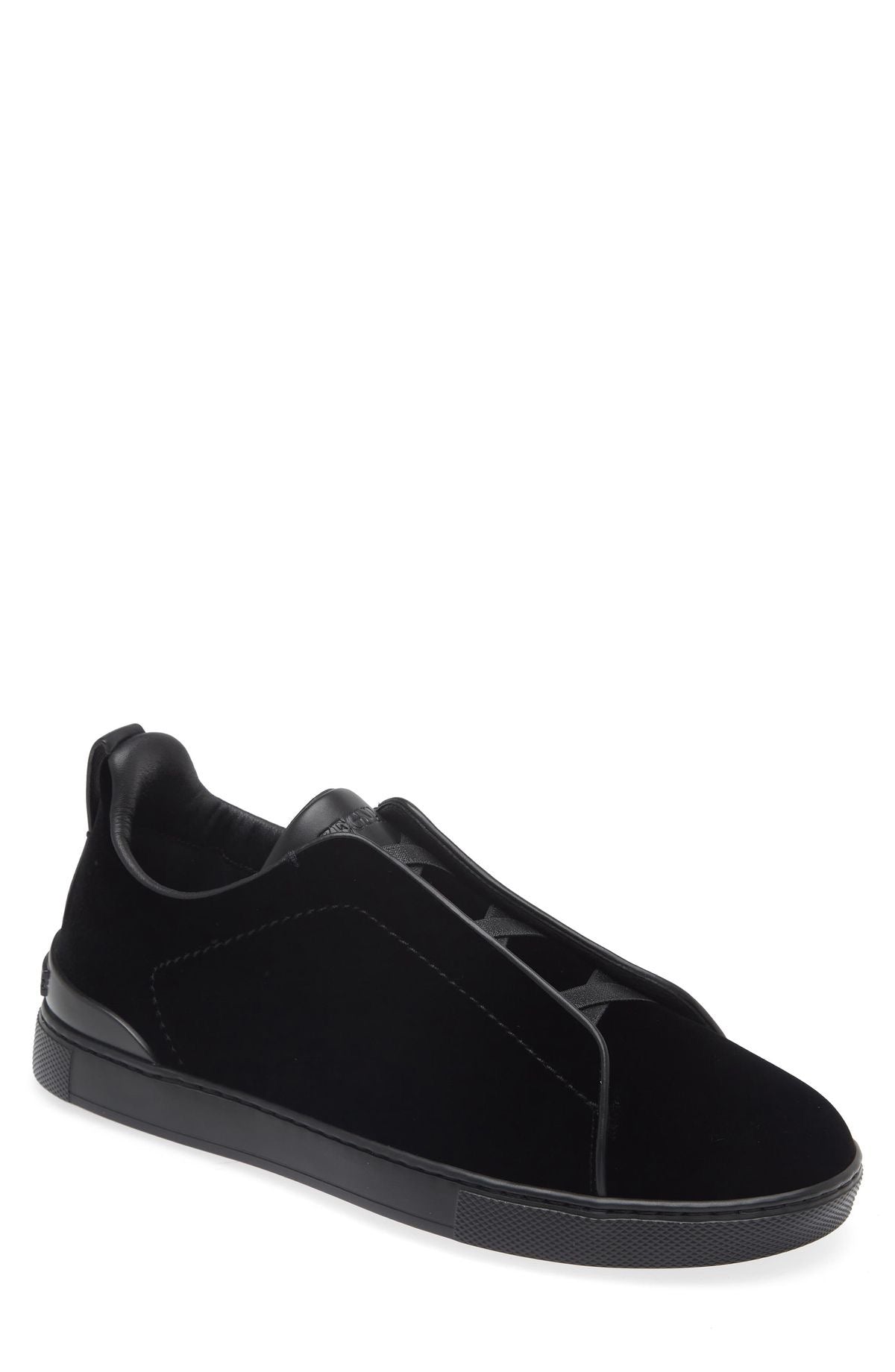 Zegna Triple Stitch Sneakers black black