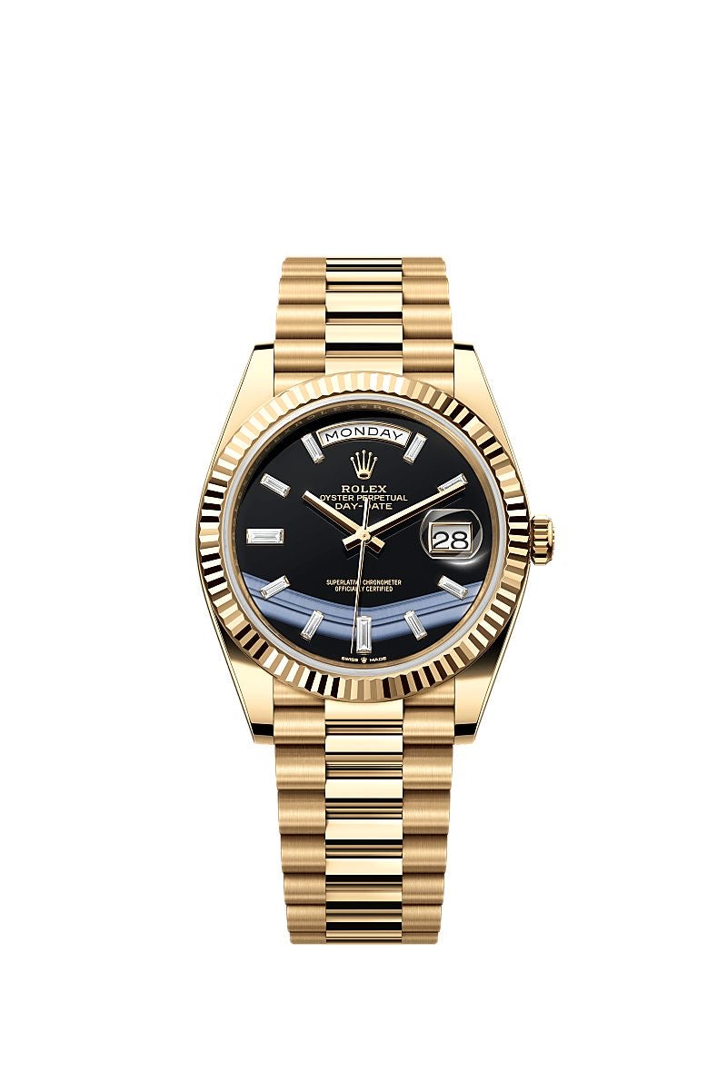 Rolex Day-Date Gold Black Dial