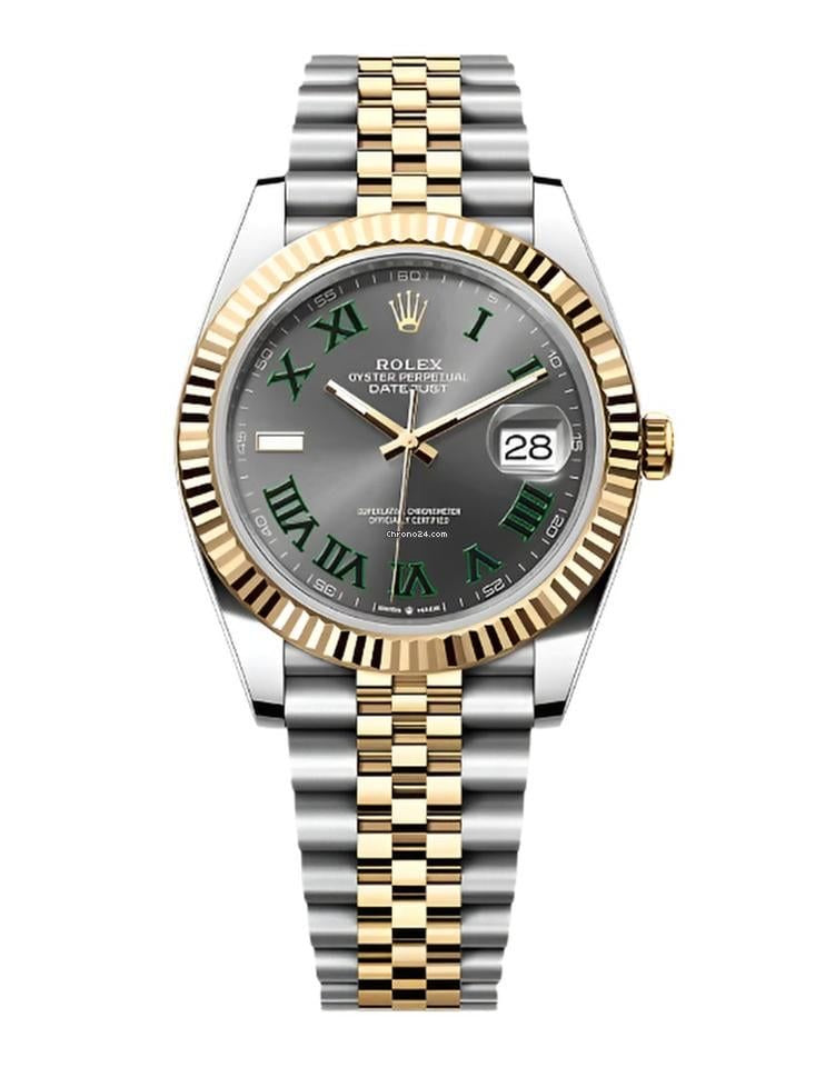 Rolex Datejust Wimbledon Two Tone Gold