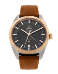 Omega Globemaster Annual Calendar Tan Leather