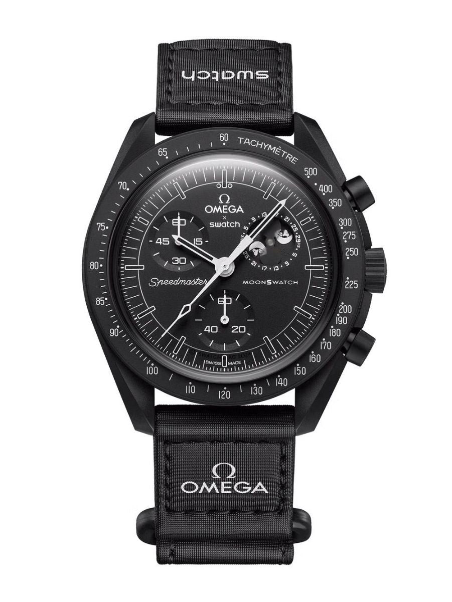 Omega x Swatch MoonSwatch Black Moonphase