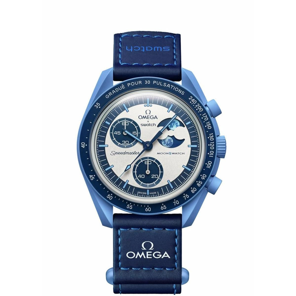 Omega x Swatch MoonSwatch Blue Moonphase