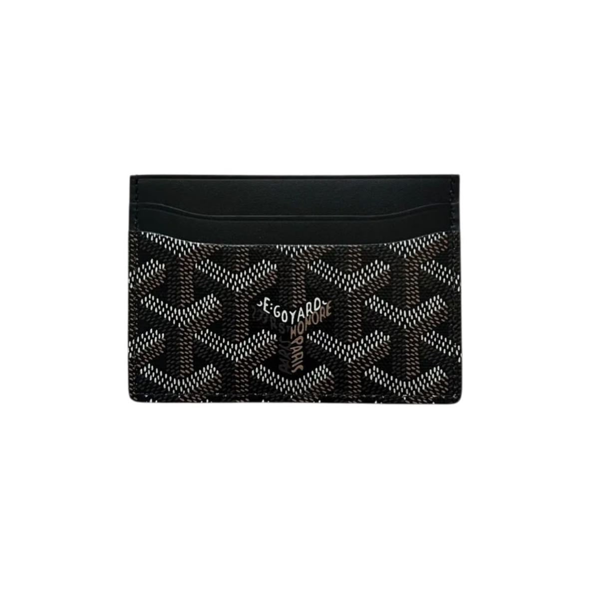Goyard Card Holder Black