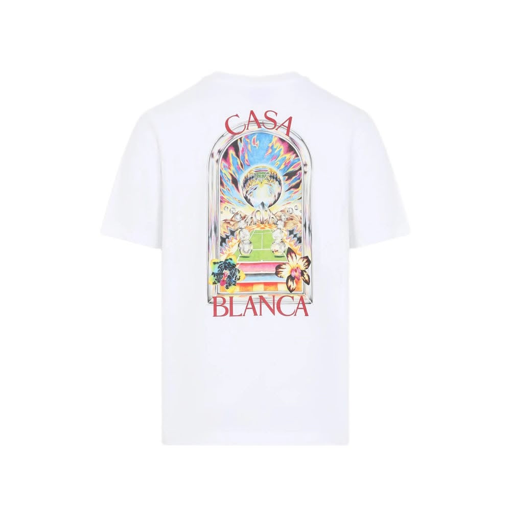 Casablanca Casa Blanca White Graphic T-Shirt
