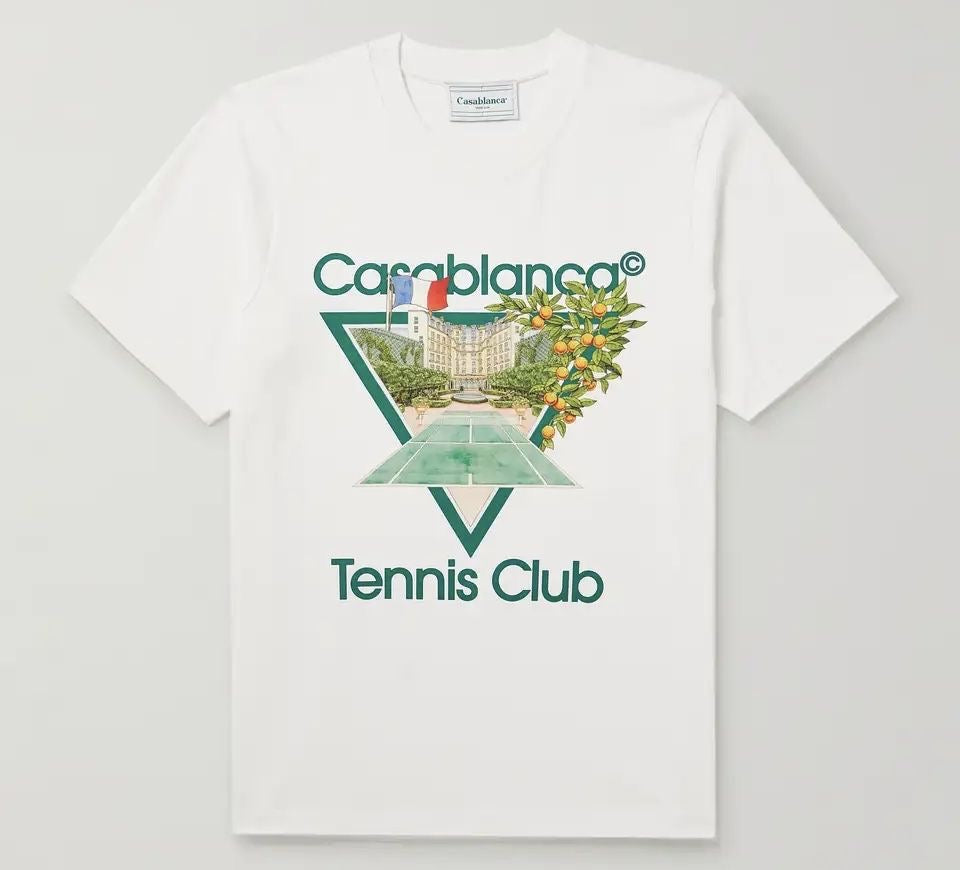 Casablanca Tennis Club White T-Shirt