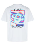 Casablanca Casa Blanca White Neon Graphic T-Shirt