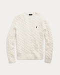 Ralph Lauren Cable Crewneck Sweater Cream