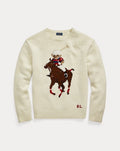 Ralph Lauren Polo Bear Sweater Cream Horse