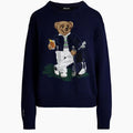 Ralph Lauren Polo Bear Sweater Navy Prep