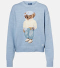 Ralph Lauren Polo Bear Sweater Light Blue