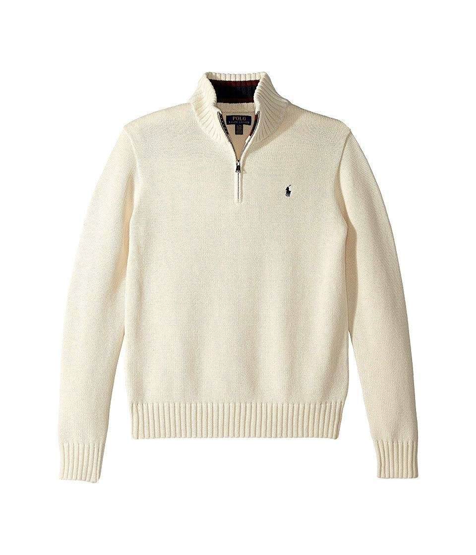 Ralph Lauren Quarter Zip Sweatshirt Cream