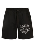 Amiri Black Logo Shorts