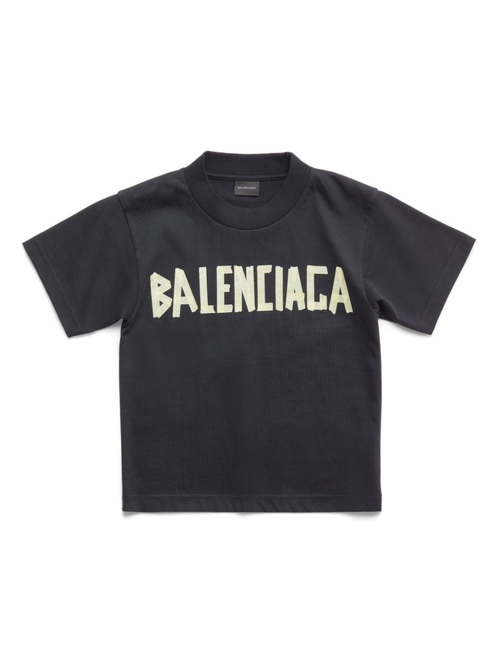 Balenciaga Logo Tape T-Shirt Washed Black