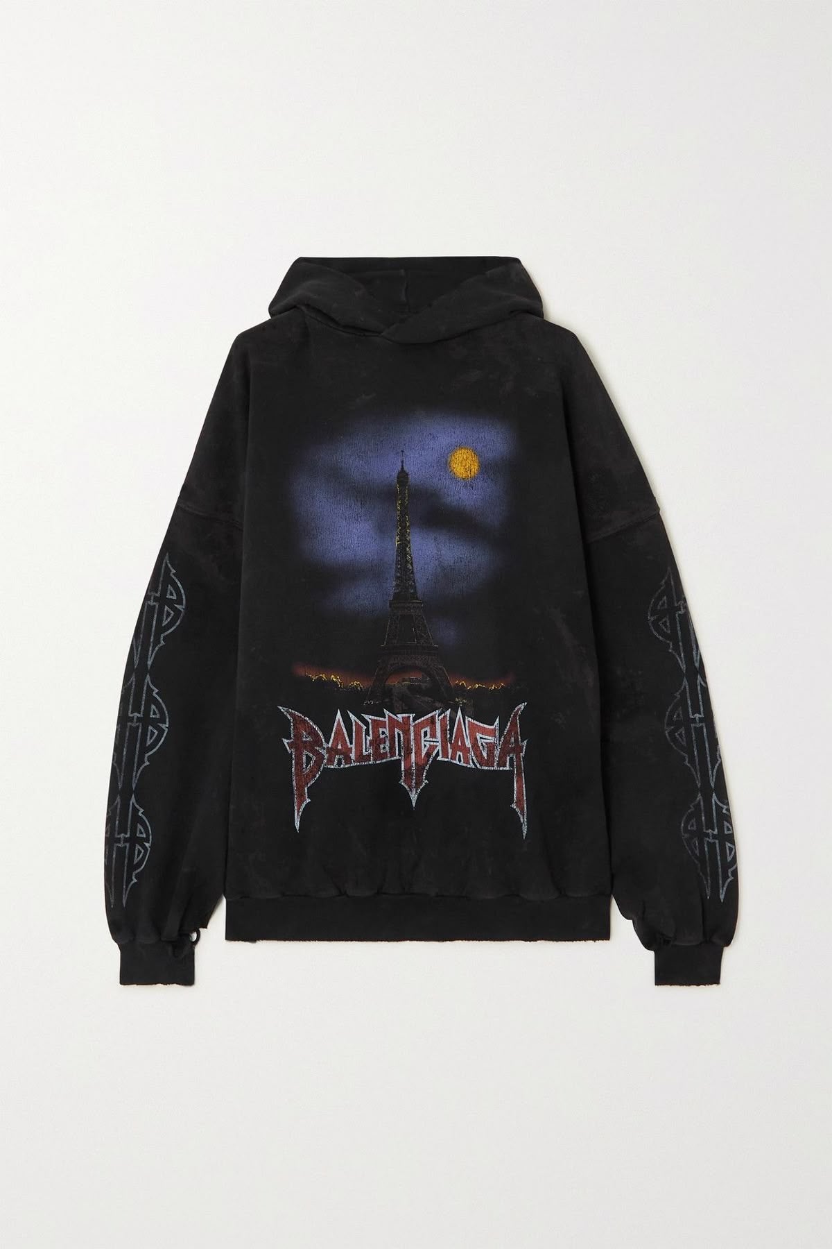 Balenciaga Eiffel Tower Graphic Hoodie