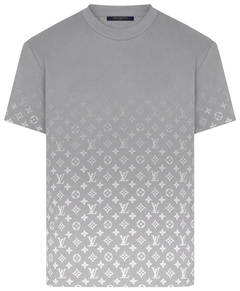 Louis Vuitton Grey Monogram Knit T-Shirt