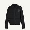 Louis Vuitton Black Knit Jacket Logo