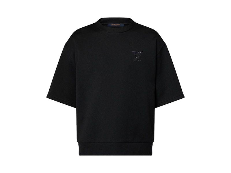 Louis Vuitton Black Logo Sleeve T-Shirt