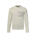 Louis Vuitton Cream LV Knit Sweater