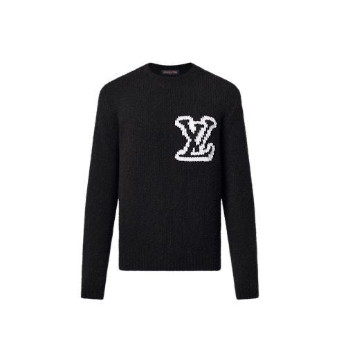 Louis Vuitton Black LV Knit Sweater
