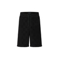 Louis Vuitton Black Monogram Velvet Shorts