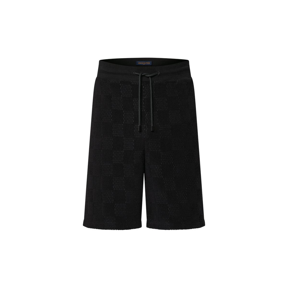 Louis Vuitton Black Monogram Velvet Shorts