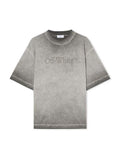 Off-White Grey Washed Logo T-Shirt