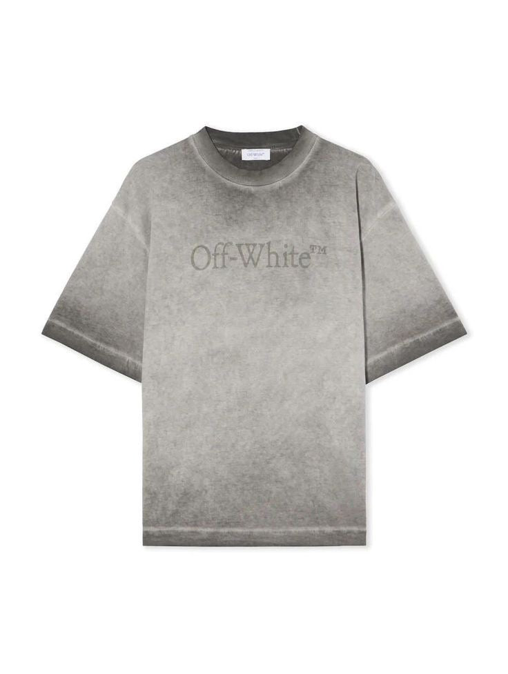 Off-White Grey Washed Logo T-Shirt