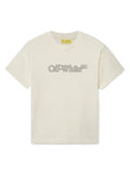 Off-White Cream Logo T-Shirt 2