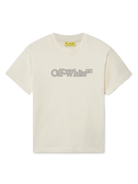 Off-White Cream Logo T-Shirt 2