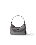 Prada Crystal Mini Bag Silver