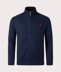 Ralph Lauren Cable Knit Full Zip Navy