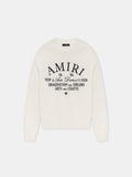 Amiri Cream Logo Knit Sweater