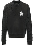 Amiri Washed Black Crewneck